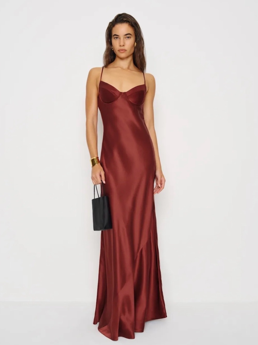 Reformation Neva Silk Dress Size 6